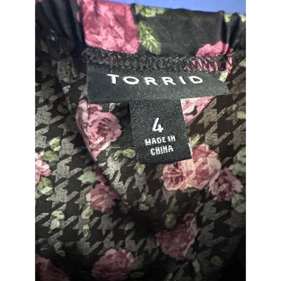 Torrid Size 4 Floral Babydoll Nightgown Romantic Cottagecore Fairycore dainty - Picture 4 of 5